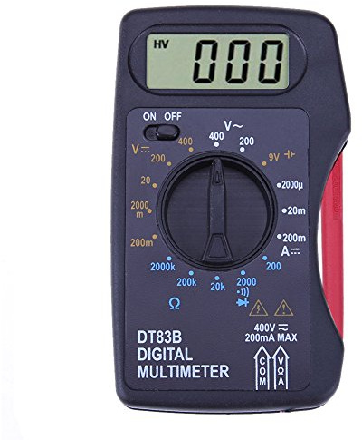 Demiawaking Portable Digital Multimeter 1999 Counts Mini Pocket Amperemeter Voltmeter Strom Spannung Ohm Meter Batteriekapazität Test