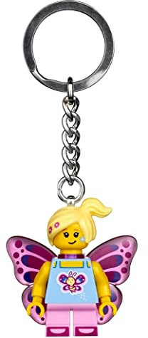 LEGO Butterfly Girl Key Chain (853795), Pink