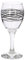 Reception 1618646 OT 6 Verres A Pied VIN 20.5CL SERPENTIN Noir, Transparent, 20,5 cl