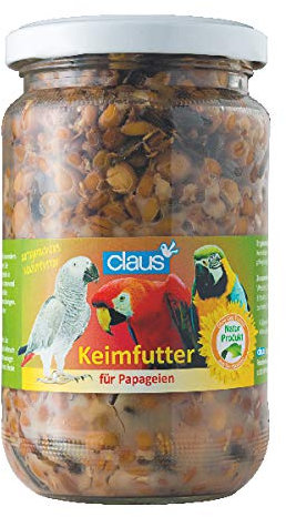 Claus Keimfutter für Papageien 370ml - Vorgekeimte Sämereien ohne Konservierungsstoffe