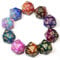 SmartDealsPro Polyedrische D20-Würfel, 20-seitig, für DND, RPG, MTG, Tischspiel, Farbe 3, 10 Stück