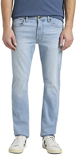 Lee Herren Daren Zip Fly Jeans, Bleached Cody, 31W / 34L