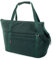 Transporttasche für Hunde und Katzen | Schultertasche für Haustiere mit Gummiband mit Karabiner | bis 15 kg | Material: Wildlederimitat - Velvet | Größe: L | Farbe: Grün