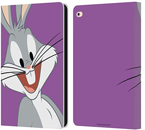 Head Case Designs Licenciado Oficialmente Looney Tunes Bugs Bunny Personajes Carcasa de Cuero Tipo Libro Compatible con Apple iPad Air 2 (2014)