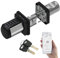 VisorTech Türschloss mit Code: Elektronischer Tür-Schließzylinder, Code, 2 Schlüssel, Bluetooth, IP44 (Elektronischer Tür Zylinder, Elektrischer Türzylinder, Elektronisches Türschließer)