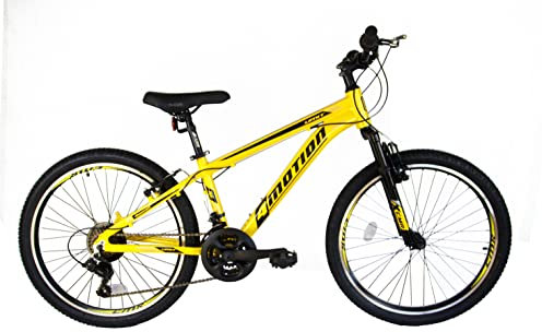 Umit Unisex Jugend 4motion Fahrrad, gelb, 24