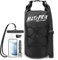 MATEPROX Bolsa Impermeable, 5L/10L/20L, Flotante y Protección IPX8, con Funda Impermeable Móvil, Ajustables Bolsa Estanca para Kayak, Camping, Rafting y Actividades Acuáticas-20L Negro