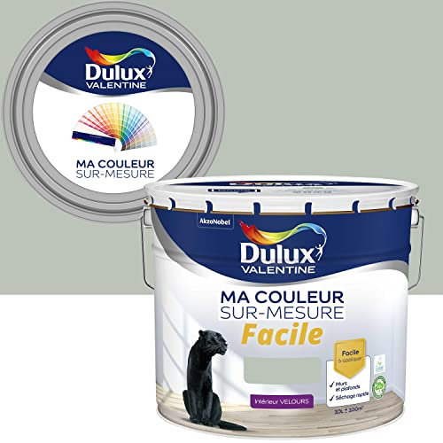Ma Couleur Sur-mesure par Dulux Valentine – Peinture Intérieure Murs, Plafonds, Boiseries - Facile à appliquer - Velours Douceur de l'aube COY2020 10 L