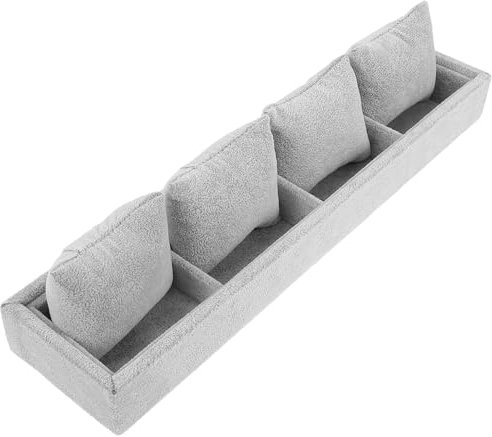 ULTECHNOVO Watch Storage Box Watch Drawer Organizer Jewelry Case Organizer Jewelry Organizer Tray Watch Display Tray Earring Bracelet Tray Organizer Jewelry Box Necklace Sponge