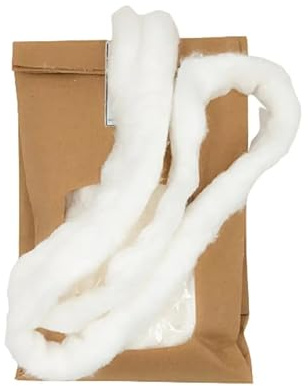Thats me organic Watteschnur Watte-Wally 5er Pack – Profi Friseurbedarf zum Haarefärben mit Pflanzenhaarfarbe – Schutz vor Hautverfärbung und Tropfen – Saugstarke Watte Baumwolle (85 cm)