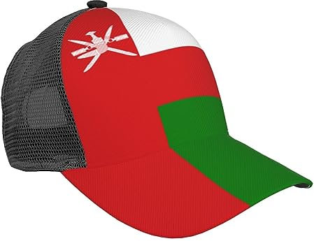 934 Hut Oman-Emblem Basecap Waschbar Mütze Atmungsaktiv Sommermütze Für Mädchen Damen Herren