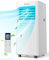 Portable Air Conditioners,Grelife 8000BTU 4-in-1 AC Unit with Fan&Dehumidifier,Powerful Cooling up to 350 sq.ft,Portable AC with Smart/Sleep Mode,LED Display,Remote Control,48dB Quiet,24H Timer