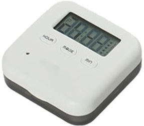 Elektronische Pillendose, 4 Fächer, Wecker, Pillen-Timer, Erinnerung, tragbarer digitaler Tablettenspender für Vitamine, Nahrungsergänzungsmittel und Medikamente