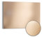 DEQORI Metall Magnettafel | 60x40 cm cm groß | Pastellfarben - Pfirsich | Whiteboard für alle Magnete | Magnetboard Wand-Tafel für Küche & Büro | Design Magnetwand Pinnwand magnetisch