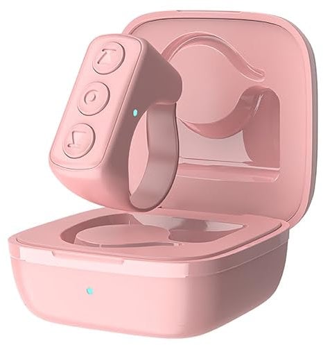 findtime Fernbedienung Smart Ring Scrolling Ring Page Turner Bluetooth Fernbedienung Finger Smartringe für Herren Damen Android IOS Smartring