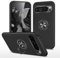 Casevita Hülle kompatibel mit Google Pixel 9/Pixel 9 Pro mit Ringständer, magnetischer Autohalterung, Pixel 9 Pro Hülle, schlanker, doppellagiger Schutz, stoßfest