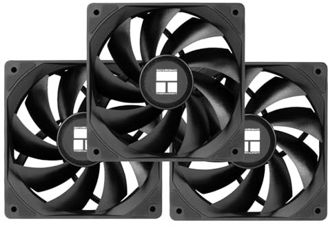 TR-TL-C12C-X28 X3 CPU Cooler Fan,28mm Thick Fan,12cm Silent Cooling Fan,Desktop CPU Fan,Low Noise,Suitable for Chassis,CPU Coolers and Water Cooling Radiators,3-Pack