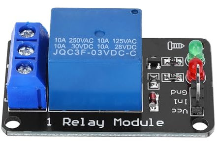 Relaismodul, Industrielle Steuerung, SPS, Smart Home, 1 Relay Modul Device Electronic Control Zubehör ohne Optokoppler Blackboard 3.3V, für MCU, VCC -System Stromversorgung