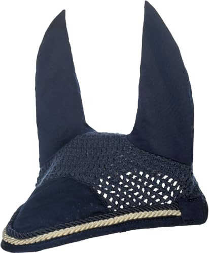 HKM Essentials Ear Bonnet Deep Blue Pony
