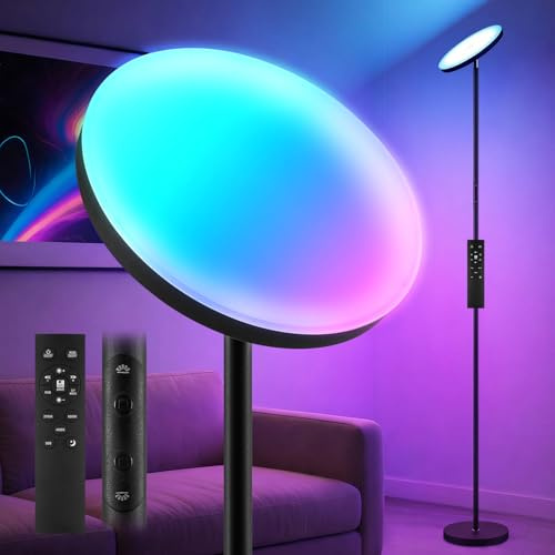 Home sweet Home LED Deckenfluter - RGB+CCT dimmbar mit Fernbedienung