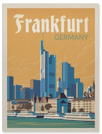 Frankfurt，1000 Teile, Puzzle Aus Papier Für Erwachsene Und Kinder Ab 12 Jahren, Lernspielzeug（50x70cm）-HP39