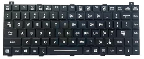 YUNHUOZ US-Layout Laptop-Tastatur-Hintergrundbeleuchtung für GETAC K120 G1 G2