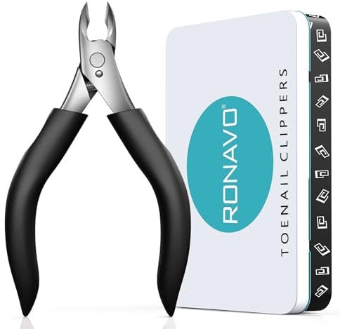 Coupe Ongle Professionnel – Coupe Ongle Pied Pour Les Ongles épais Des Personnes âgées, Des Hommes et Des Personnes Ayant Des Articulations Dures, Pince Ongle Robuste à Long Manche (Boîte En Métal)