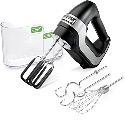 Hamilton Beach 62655 sbattitore Sbattitore manuale Nero, Acciaio inossidabile