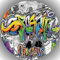 Premium Esspapier Tortenaufleger Graffiti T19