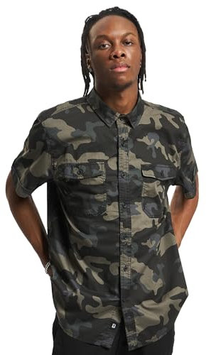 Brandit Roadstar Shirt Short Sleeve, color: darkcamo, size: XXL