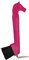 York Hufkratzer für Pferde Grooming Tools Pferdehufkratzer mit Pferdekopf als Griff (Fuchsia)