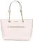 Michael Kors Jet Set Sac fourre-tout avec fermeture Éclair et poche avant Taille M Rose poudré, Blush poudre., Medium
