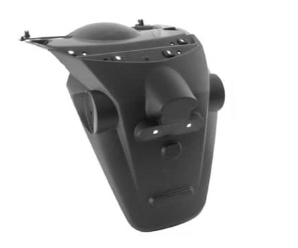 Kennzeichenhalter Schutzblech Hinten passend für Peugeot Kisbee 50 2T 4T – Neues Schutzblech in Schwarz, hochwertiger Kunststoff