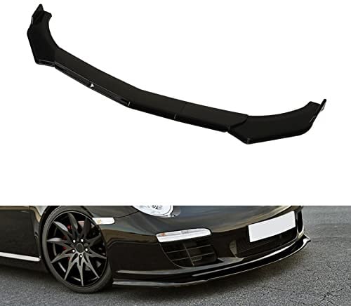Lèvres de Pare-Chocs Avant, 5Pcs 110 à 140Mm Ajustable Aileron de Universel pour Voiture, Kit Carrosserie pour Pare-Chocs Avant Anti-Collision, Pièces Modification Automobile