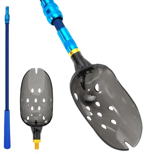 PEKMAR Fishing Throwing Spoon | Portable Lure Throwing Baiting Spoon | Long Casting Spoon, Bait Carp Coarse Fishing Tackle Accessory For Lake River Bank