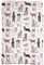 GIRAFFENLAND Leinsamenkissen 30 x 20 cm, Bio Stoff Liebe Hunde - Als Wärmekissen & Kältekissen - Körnerkissen für Mikrowelle und Backofen - 30x20cm, 800g