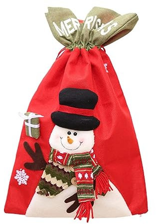 Kobilee Nikolausstrumpf Groß Lustige Kamin Festlich Nikolausstiefel zum Befüllen & Aufhängen Geschenkbeutel Weihnachtsstrumpf Weihnachtssocken Adventskalender Personalisiert Christmas Weihnachtsdeko