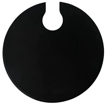 Tyuooker 1Pcs Silicone Lids - Fits Up to 10.5Inch Stock Pots - Compatible for Sous Vide Precision Cookers Black