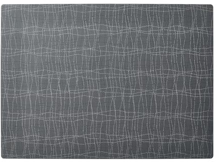 APS 60583 Tischset/Platzset, abwaschbar, schmutzabweisend & rutschhemmend, 45 x 33 cm, 1 STK., Silikon, anthrazit
