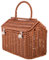 Holibanna Korb In Form Eines Rattanhauses Handgeflochten Korbtasche Aus Rattan Kleine Puppenhaus-Korbschachtel Mit Griff Für Hochzeitspicknick-Ausflug