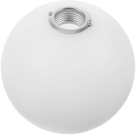jojofuny Pantalla de Lámpara de Globo de Cristal Cubierta de Lámpara de Bola de Cristal Transparente Esfera Redonda Protector de Bombilla para Enchufe G9 Luz Colgante de Techo