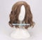 HOWGARI Anime Coer Wig. Mens Sirius Brown Wavy Wig Cosplay Perücke Halloween Rollenspiel Sirius Schwarze Haarkostüme mit Haarkappe