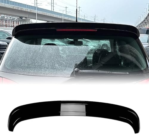 Spoiler posteriore per bagagliaio per Volkswagen Golf 5 GTI R32, aspetto in fibra di carbonio nero lucido