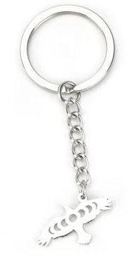 Modischer Schlüsselanhänger Aus Edelstahl Mit Schickem, Hohlen Adler Anhänger, Perfekt Als Personalisiertes Geschenk Für Frauen, Männer, Freunde Und Kollegen Zum Geburtstag, Geschenke Für Frauen