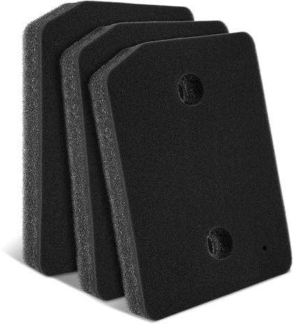 Trockner Filter für Miele T1 9164761 Wärmepumpentrockner, Fein-Grob 207 x 157 x 30mm Schwammfilter Filtermatte für Miele Wäschetrockner (3 Stück)