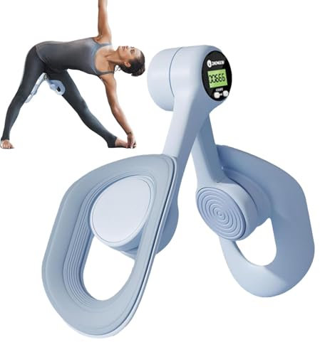 Pelvic Floor Trainer, Thigh Exerciser for Women, Hip Muscle Trainer, Intelligent Counting, Abs Material, Back, Shoulder, Arm, Leg Workout, Home Fitness, 13.78x9.84 Inches