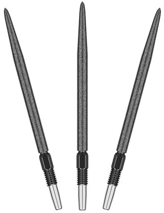 Target Darts Swiss Point SLK Luke Littler Dartspitzen (3er Pack Spitzen) 35MM - Schwarz| Raue strukturierte Dartspitzen, Ersatz Steeldarts-Spitzen, Professionelles Dart Zubehör
