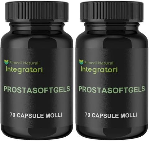 Serenoa Repens 140 Softgels per il benessere della Prostata e delle vie Urinarie, Prostasoftgels con 320 mg di olio di Saw Palmetto titolato al 90% in acidi grassi | Una al Giorno