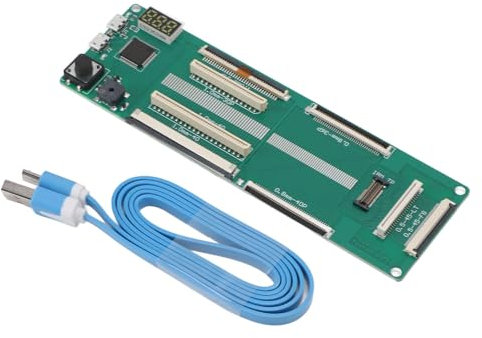 JTLB Compact Laptop Keyboard Testing Machine Tool USB Cable, Efficient Testing Device, Long-lasting PCB Material, Digital Display, Portable with Compatibility for Various Brands