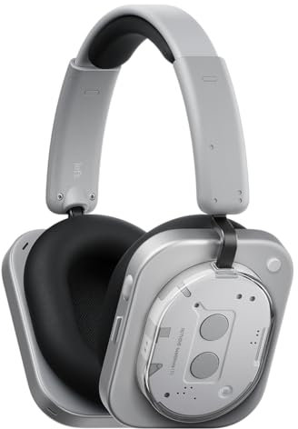 Nothing Headphone (1) Wireless Over Ear Headphones with Active Noise Cancelling, Up to 80 Hours of Battery Life, Hi-Res, Spatial Audio, Water Resistance - White